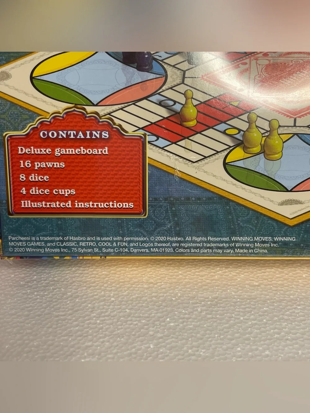 Parcheesi Royal Edition Board Game Vintage Classic Chase Race Capture 8+ Sealed